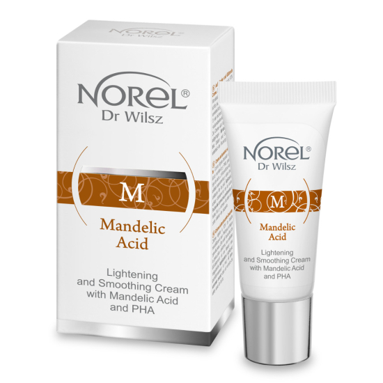 NOREL MANDELIC ACID KREM ROZJAŚNIAJĄCO - WYGŁADZAJĄCY Z KWASEM MIGDAŁOWYM I PHA 15ML DS508